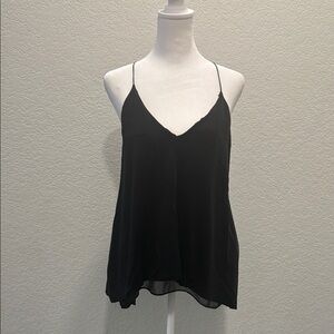 DO+BE Black Asymmetrical Sleeveless Camisole